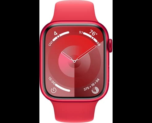 Apple Watch Series 9 GPS + Cellular 41mm (PRODUCT)RED Aluminium Case with (PRODUCT)RED Sport Band - S/M