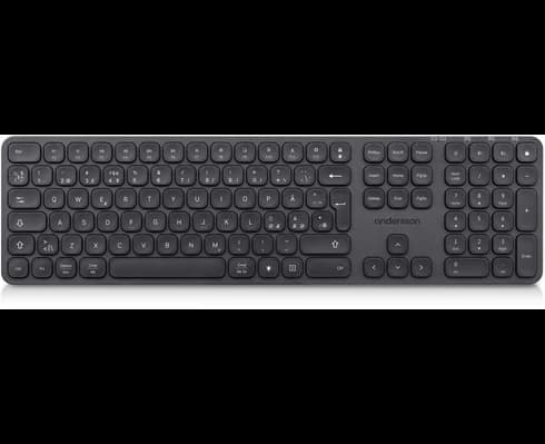 Andersson WSK-M3000 - Wireless Keyboard and Mouse Kit 2.4G+BT Black