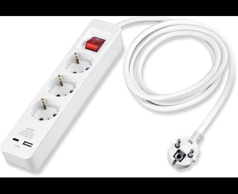 Andersson PWS-C2000 - Power Strip USB-A + USB-C 1,5M