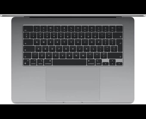 Apple 15-inch MacBook Air: Apple M3 chip with 8-core CPU and 10-core GPU, 8GB, 256GB SSD - Space Grey