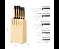 Fiskars FF knife block 5 knives