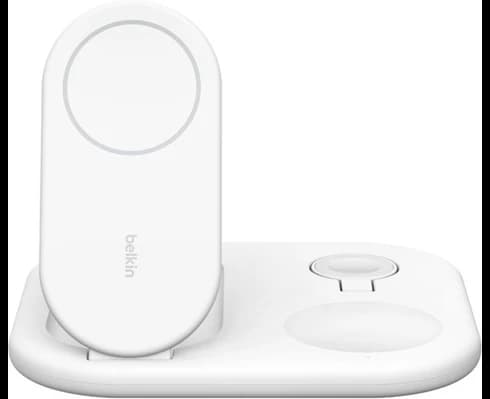 Belkin Belkin - 3-in-1 MagSafe Compatible Qi2 Wireless Stand/Pad, white