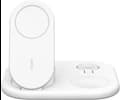 Belkin Belkin - 3-in-1 MagSafe Compatible Qi2 Wireless Stand/Pad, white