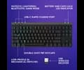 Logitech G515 Lightspeed TKL - Tactile - Black - PAN