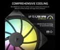 Corsair RS140 ARGB, 140mm ARGB Fan, Single Pack