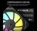 Corsair RS120 ARGB, 120mm ARGB Fan, Single Pack