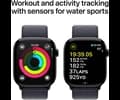 Apple Watch Series 10 GPS 46mm Jet Black Aluminium Case with Ink Sport Loop