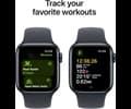 Apple Watch SE GPS 40mm Midnight Aluminium Case with Midnight Sport Band - S/M