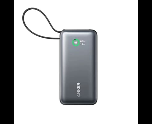 Anker Nano Power Bank 10000mAh, PD 30W, Black