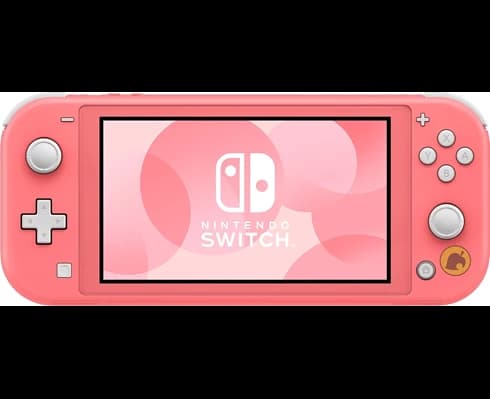 Nintendo Switch Lite - Coral ink. Animal Crossing