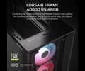 Corsair FRAME 4000D ARGB Mid-Tower, Black