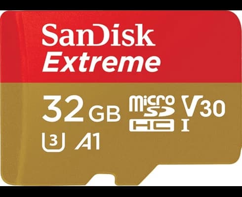 SanDisk MicroSDHC Extreme 32GB+SD-adap