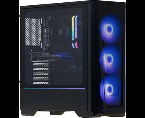 Gaming-PC med AMD Ryzen 5, GTX 1650 og 1 TB M.2 SSD