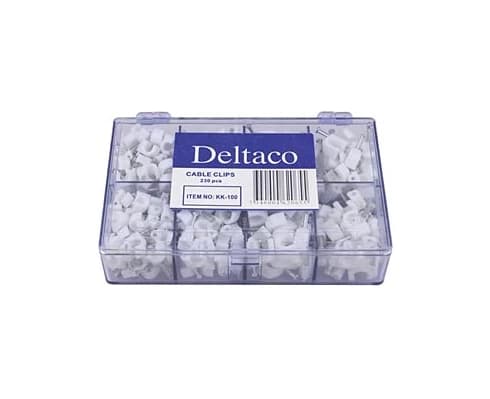 Deltaco KABELKLÄMMOR 230-Pack