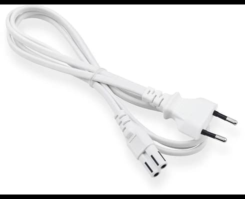 ON Euro 2-pin power cable 1,5m white