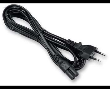 ON Euro 2-pin power cable 3m black