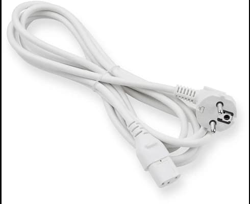 ON Euro 3-pin power cable 3m white