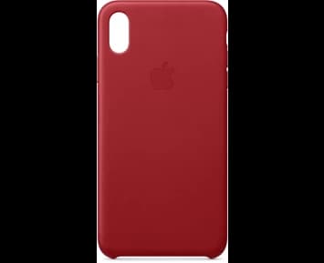 Apple iPhone XS Max Leather Case - (PRODUCT)RED