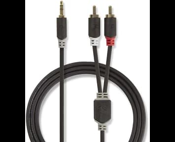 Nedis Stereo Audio Cable 3.5 mm Male  -  2x RCA Male 5 m