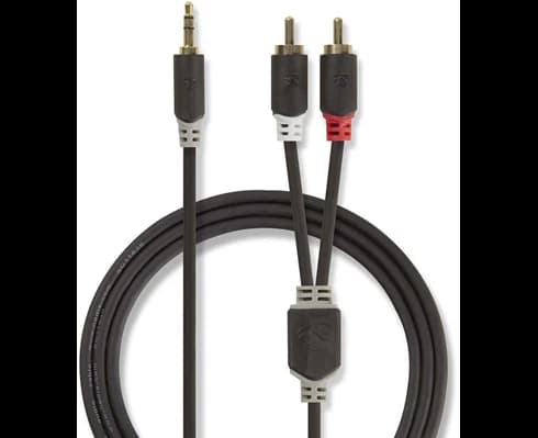 Nedis Stereo Audio Cable 3.5 mm Male  -  2x RCA Male 5 m