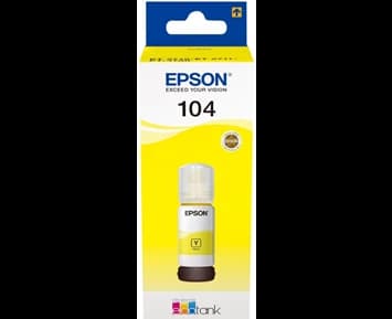 Epson T104 Yellow EcoTank ink