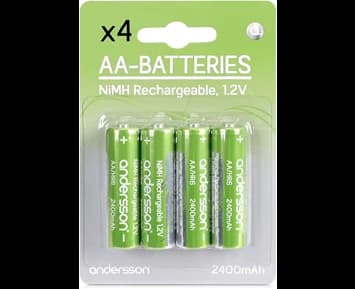 Andersson HR06 AA 1,2V 2400mAh