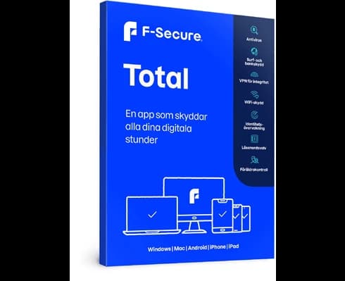 F-Secure Total Attach (1 år 5 enheter)