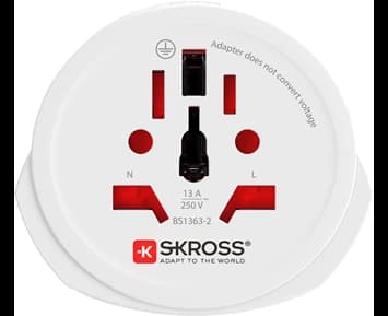 SKROSS Travel Adapter - World to Europe (earthed)