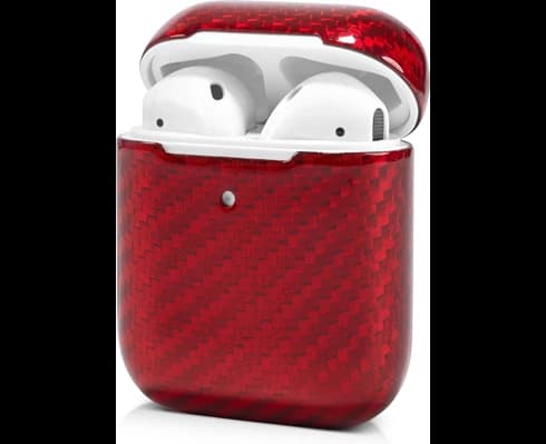 Andersson Airpods Case Micro Fiber Glossy Red