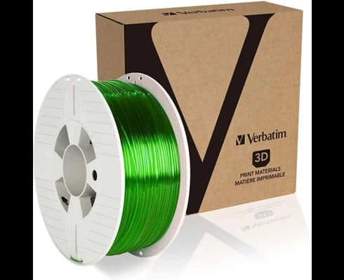 Verbatim PET-G 2.85mm 1kg Green Transparent