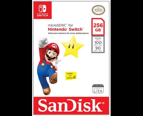 SanDisk 256GB Nintendo microSDXC