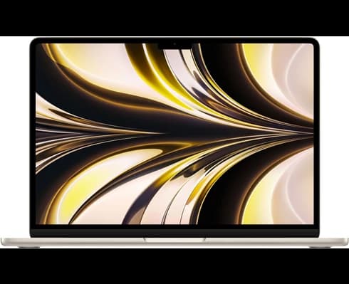 Apple 13-inch MacBook Air: Apple M2 chip with 8-core CPU and 8-core GPU, 256GB - Starlight