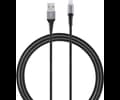 Andersson USB-A - Lightning Braided Black/Space Gray 1,5m