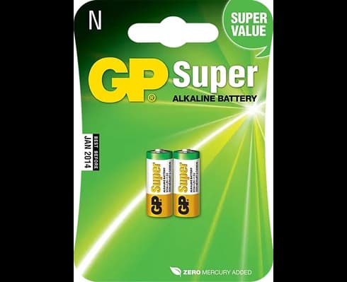 GP Super Alkaline LR1 batteri, 910A, 2-pack