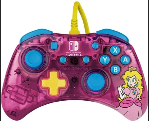 PDP Rock Candy Wired Controller - Peach