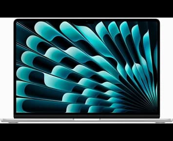 Apple 15-inch MacBook Air: Apple M2 chip with 8-core CPU and 10-core GPU, 512GB - Silver