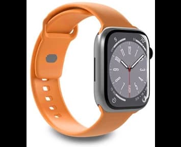 Puro Silicone watchband for Apple Watch 38–40–41 mm, light orange