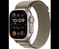 Apple Watch Ultra 2 GPS + Cellular, 49mm Titanium Case with Olive Alpine Loop - Large