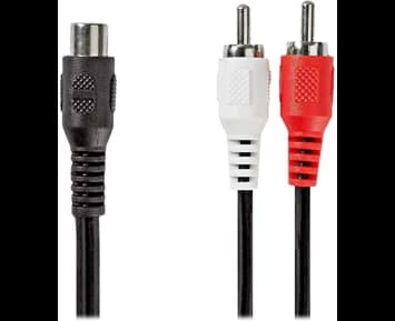 Nedis 2x RCA Hane - RCA Hona - 0,2m