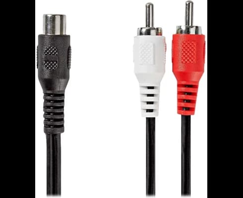 Nedis 2x RCA Hane - RCA Hona - 0,2m