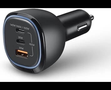 Andersson CRC-P3000 - Car Charger USB-C x2 USB-A x1 165W