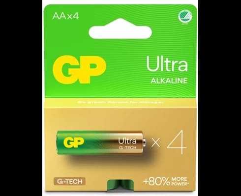 GP Ultra Alkaline AAA 4-p Svanenmärkt