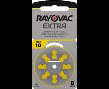 Rayovac Extra 10 gul, 8-pack