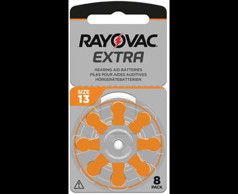 Rayovac Extra 13 orange, 8-pack