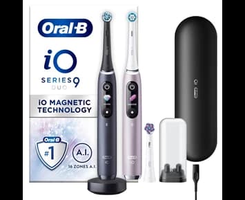 Oral-B iO9 Duo Pack Black/Rose Quartz