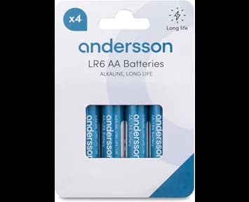 Andersson LR06 AA Long Life Alkaline 4-pcs