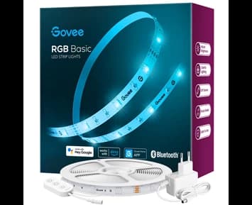 Govee RGB Smart Wi-Fi + Bluetooth LED Strip Light (5m)