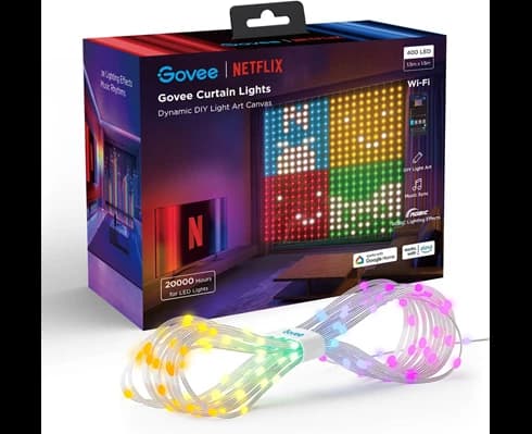 Govee WIFI   Bluetooth Curtain Light