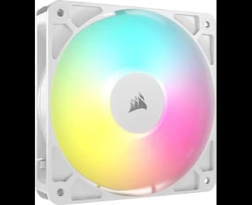 Corsair RS120 ARGB White, 120mm ARGB Fan, Single Pack