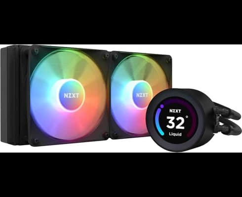 NZXT Kraken Elite 240 Black RGB fans